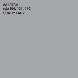 #A4A7AA - Shady Lady Color Image